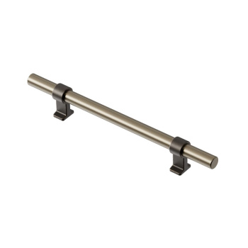Håndtak Bond - 160mm - Antikk Brun/Børstet Messing