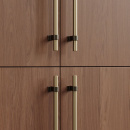 Håndtak Bond - 160mm - Antikk Brun/Børstet Messing