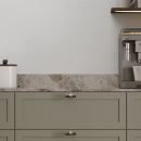 Knott T Bond - Mørkbeiset Eik/Børstet Messing