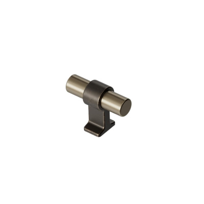 Knott T Bond - Antikk Brun/Børstet Messing i gruppen Knotter / Vis alle knotter / T-Knotter hos Beslag Online (352085-11)