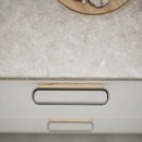 Håndtak Race - Eik/Matt Sort