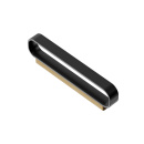 Håndtak Race - 96mm - Eik/Matt Sort