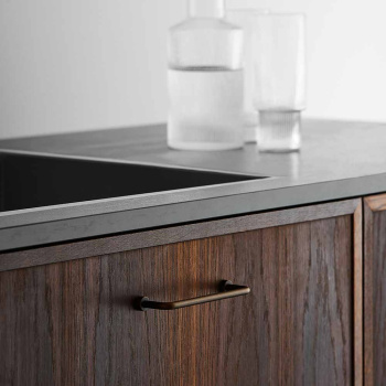 Håndtak Lounge - 160mm - Antikk Brun