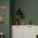 Håndtak Delta - 160mm - Matt Sort