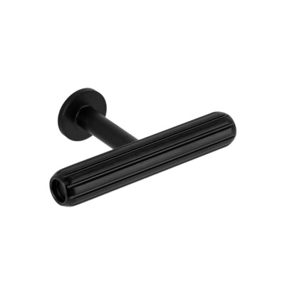 Knott T Rille Mini - Børstet Sort i gruppen Knotter / Vis alle knotter / T-Knotter hos Beslag Online (372997-11)