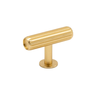 Knott T Rille - Børstet Messing i gruppen Knotter / Vis alle knotter / T-Knotter hos Beslag Online (373001-11)