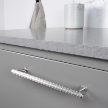 Håndtak Rille Mini - 160mm - Rustfritt Look