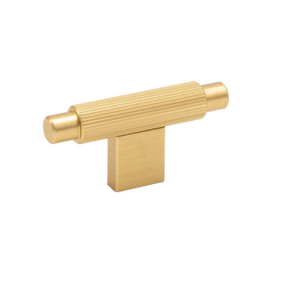 Knott T Arpa - Børstet Messing i gruppen Knotter / Vis alle knotter / T-Knotter hos Beslag Online (373061-11)