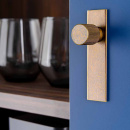 Knott Arpa/Bakplate - Antikk Messing