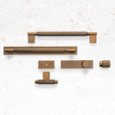 Håndtak Arpa/Bakplate - 192mm - Antikk Messing