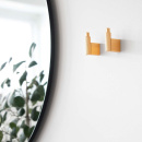 Knagg Arpa - Børstet Messing