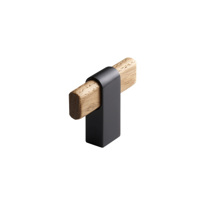 Knott T Crossing - Eik/Sort i gruppen Knotter / Vis alle knotter / T-Knotter hos Beslag Online (373277-11)