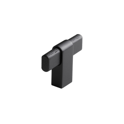 Knott T Crossing - Sort/Sort i gruppen Knotter / Vis alle knotter / T-Knotter hos Beslag Online (373278-11)