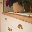 Skålhåndtak 3922 - Messing (Matt)