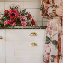 Skålhåndtak 3922 - 64mm - Polert Messing