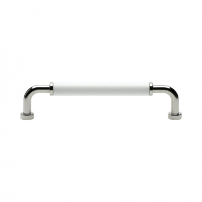 Håndtak Brohult M - 128mm - Forniklet/Hvit i gruppen Håndtak / Farge/Materiale / Krom hos Beslag Online (397046-11)