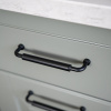 Håndtak Brohult M - 128mm - Sort/Sort