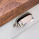 Skålhåndtak Newport - 96mm - Forniklet