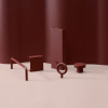 Toniton Circular Knott -Reddish Brown