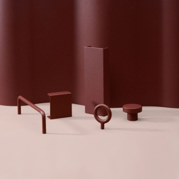 Toniton Circular Knott -Reddish Brown