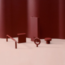 Toniton Hide Håndtak - Reddish Brown