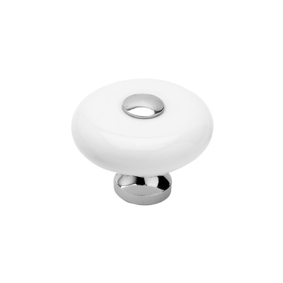 Knott SP5-30 - Hvit/Krom i gruppen Knotter / Farge/Materiale / Hvit hos Beslag Online (4896-11)