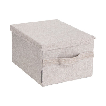 Oppbevaringsboks med lokk - Beige