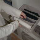 Oppbevaringsboks med 6-rom - Beige