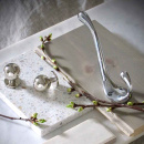 Knagg Lagan - Polert Krom