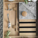 Knagg Lagan - Polert Krom