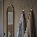 Knagg Lagan - Polert Messing