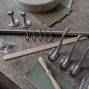 Knagg Lagan - Børstet Krom