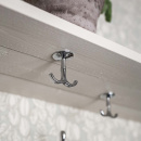 Knagg Siljan - Polert Krom