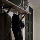 Knagg Siljan - Polert Krom