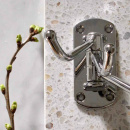 Knagg Lyr - Polert Krom