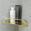 Hjørnehylle Match - Polert Messing