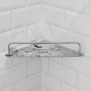 Hjørnehylle Match - Polert Krom