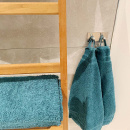 Håndklekrok Base 200 2-Knagg - Børstet Rustfritt Stål Finish