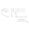 Baderomsett Base 200 - Polert Messing