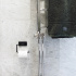 Base 200 Toalettpapirholder - Matt Sort