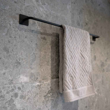 Base 200 Håndkleholder - Matt Sort
