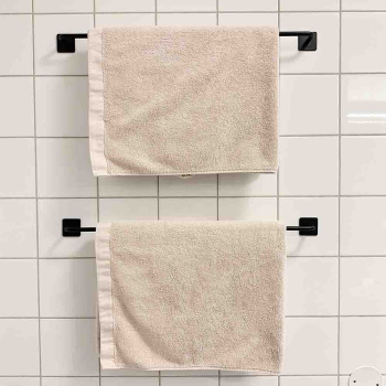 Base 200 Håndkleholder - Matt Sort