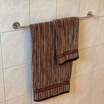 Base 100 Håndkleholder - Krom