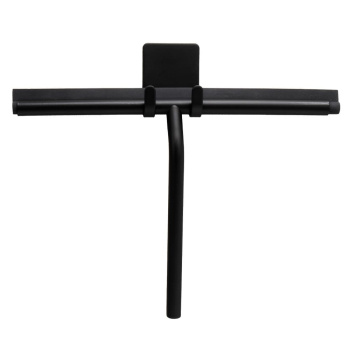 Dusjskrape Med Holder Base - Matt Sort