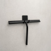 Dusjskrape Med Holder Base - Matt Sort