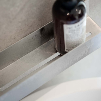 Dusjhylle Base - 300mm - Børstet Rustfritt Stål Finish