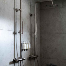 Base Såpepumpeholder - Børstet Rustfritt Stål