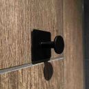 Håndklekrok Base 210 1-Knagg - Matt Sort