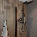 Håndklekrok Base 210 1-Knagg - Matt Sort