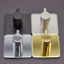 Håndklekrok Base 220 1-Knagg - Børstet Rustfritt Stål Finish